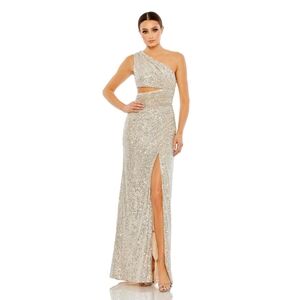 Mac Duggal Cutout Waist One Shoulder Dress